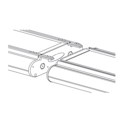 Giunto lineare 2290 zamak acciaio inox per sistemi elettrici