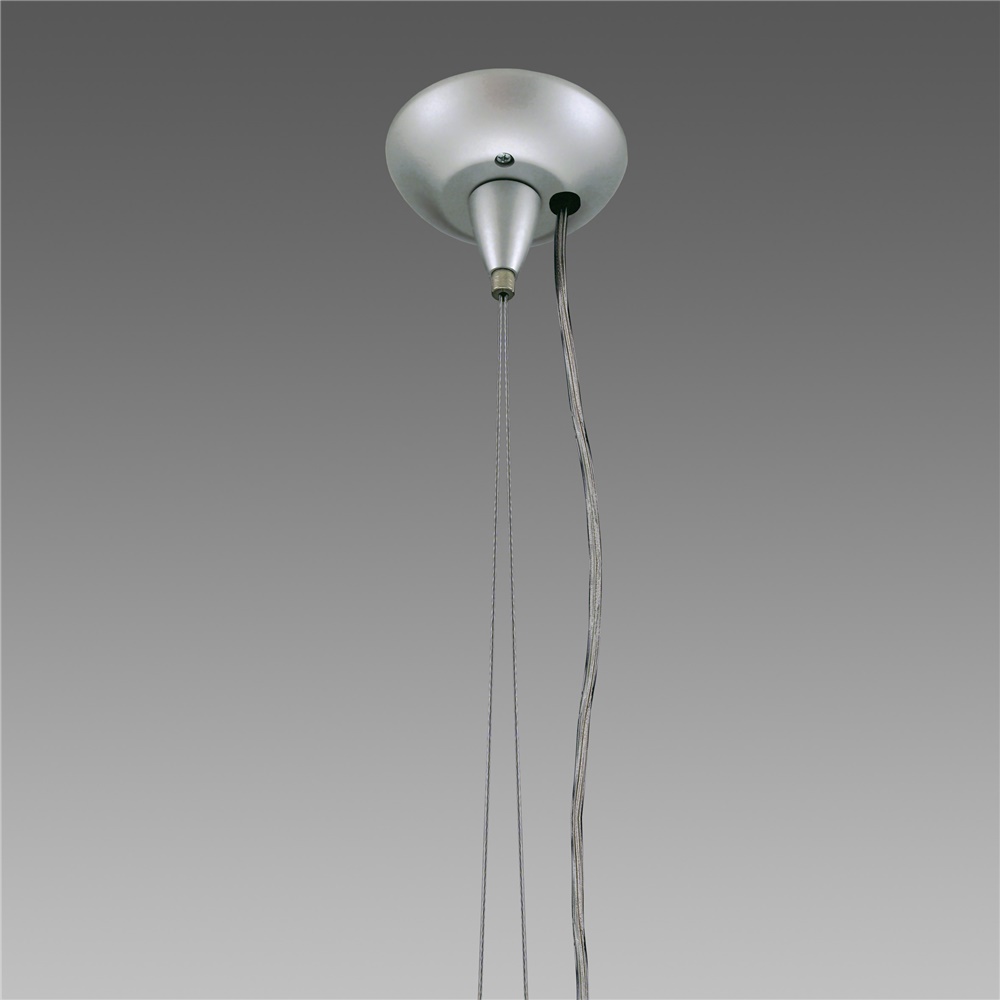 Sospensione elettrica Bil 2514 argento metallo illuminazione LED design avanzato risparmio energetico