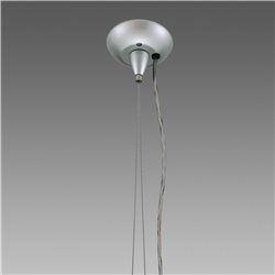 Sospensione elettrica Bil 2514 argento metallo illuminazione LED design avanzato risparmio energetico