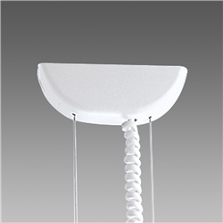 Sospensione elettrificata LED 2608 bianco illuminazione tecnica design moderno