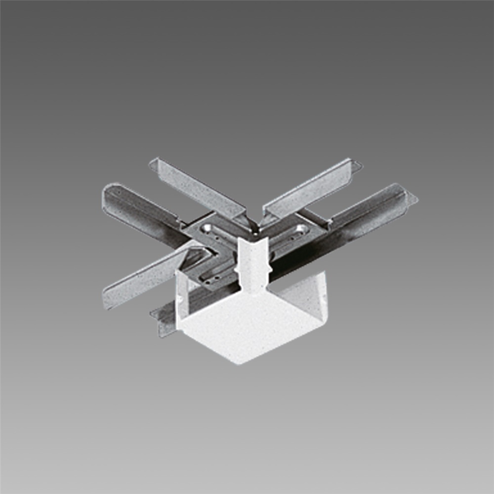 Giunto a T per canale 6020 bianco con design compatto per installazioni elettriche interne