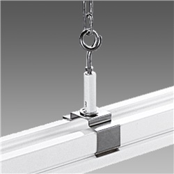 Sospensione per catena 6052 inox illuminazione LED design raffinato uso professionale