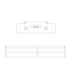 Modulo S1 Channel 28W bianco per installazioni elettriche