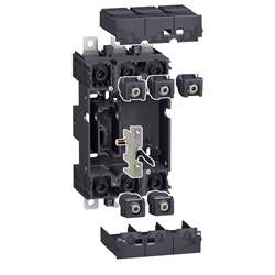 Kit zoccolo estraibile 3 poli per interruttori Compact NSX 100-250 uso industriale