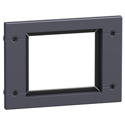 Mascherina frontale IP40 compatibile Compact NSX100-250 protezione quadro elettrico
