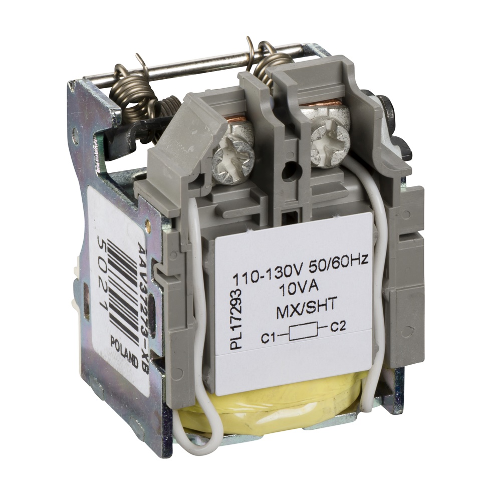 Sganciatore bobina MX 110-130 Vca 50/60 Hz per interruttori Compact NSX e PowerPact Multistandard