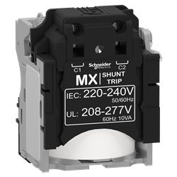 Sganciatore MX bobina lancio corrente 220-240Vca 50/60Hz per interruttori Compact NSX, PowerPact, EasyPact arresto emergenza apertura distanza