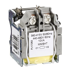 Sganciatore bobina MX 380-415V CA per interruttori Compact NSX100-630 uso emergenza apertura remota