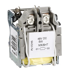 Bobina sganciatore MX 48 Vcc per interruttori Compact NSX arresto emergenza