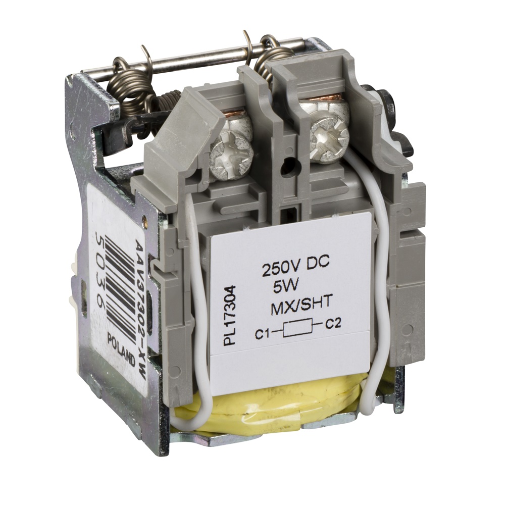 Sganciatore bobina MX 250 Vcc per interruttori Compact NSX, PowerPact, EasyPact arresto emergenza apertura a distanza
