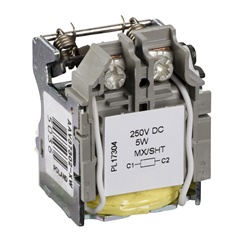 Sganciatore bobina MX 250 Vcc per interruttori Compact NSX, PowerPact, EasyPact arresto emergenza apertura a distanza