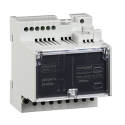 Temporizzatore relè per sganciatore MN 220-240 Vca 50/60 Hz compatibile PowerPact ed Easypact per interruttori automatici Powerpact B-frame