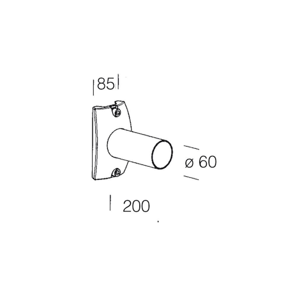 BRACCIO 327 L 200MM GREY9007