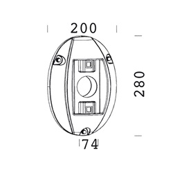 ATTACCO A PARETE 302 GREY9007