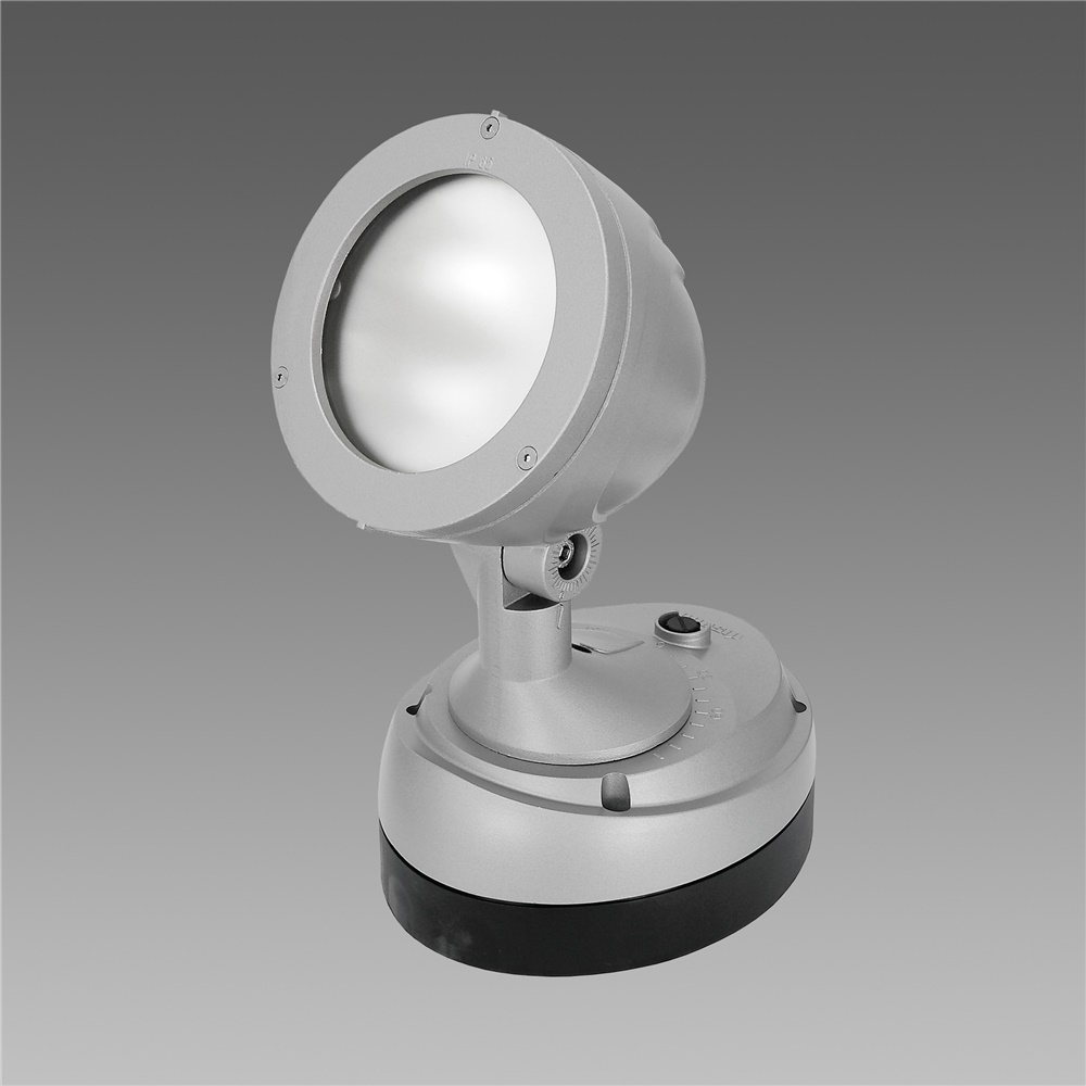 Proiettore LED RGBW 41W esterno IP65 grigio