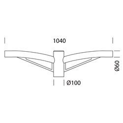BRACCIO DOPPIO 508 GREY9007