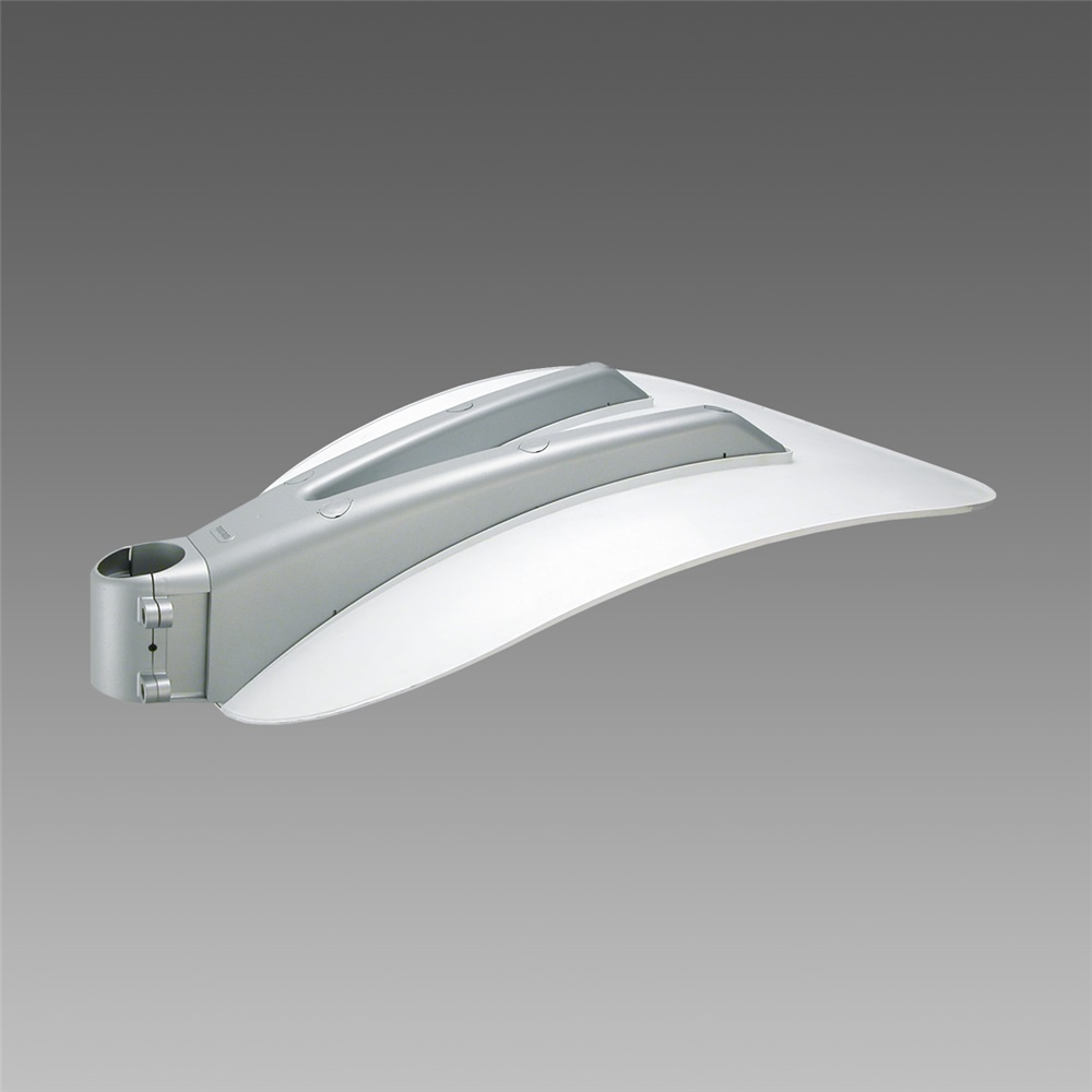 Plafoniera LED Pegaso Singolo 387 colore grigio, illuminazione efficiente per interni
