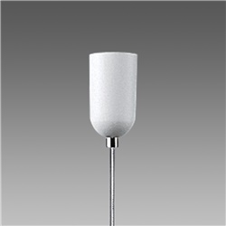 Sospensione semplice 6510 bianco illuminazione LED design moderno risparmio energetico