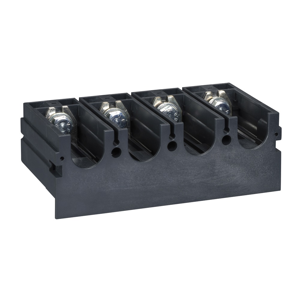 Blocco distanziatore poli 45 mm 3/4 poli per interruttori NSX100-250 quadro elettrico