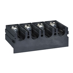Blocco distanziatore poli 45 mm 3/4 poli per interruttori NSX100-250 quadro elettrico