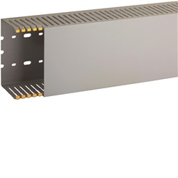 T1-EN 120x80 G Canaletta con coestruso morbido modulo 10 feritoia 4 GRIGIO