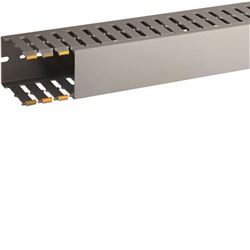 T1-EN 40x60 G Canaletta con coestruso morbido modulo 10 feritoia 4 GRIGIO