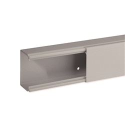 TA-EN 60x40 G Canale porta cavi a base piana GRIGIO