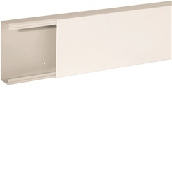 TA-EN 100x40 W Canale porta cavi a base piana BIANCO