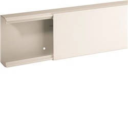 TA-EN 120x40 W Canale porta cavi a base piana BIANCO