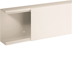 TA-EN 120x60 W Canale porta cavi a base piana BIANCO