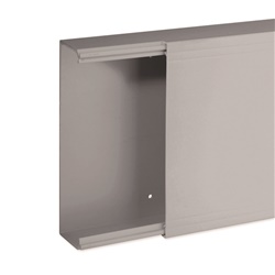 TA-EN 200x60 G Canale porta cavi a base piana GRIGIO