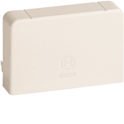 Terminale bianco per canali LAN 60x40 mm