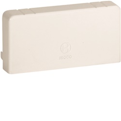 LAN 80x40 W Terminale per canali linee TA-N/TA-EN/TA-GN BIANCO