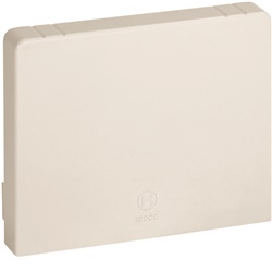 LAN 100x80 W Terminale per canali linee TA-N/TA-EN/TA-GN BIANCO