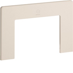 RQM 100 W Raccordo quadro/muro per canali linee TA-N/TA-EN/TA-GN BIANCO