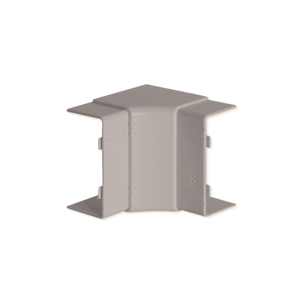 NIAV 80x40 G Angolo interno per canali linee TA-N/TA-EN/TA-GN GRIGIO