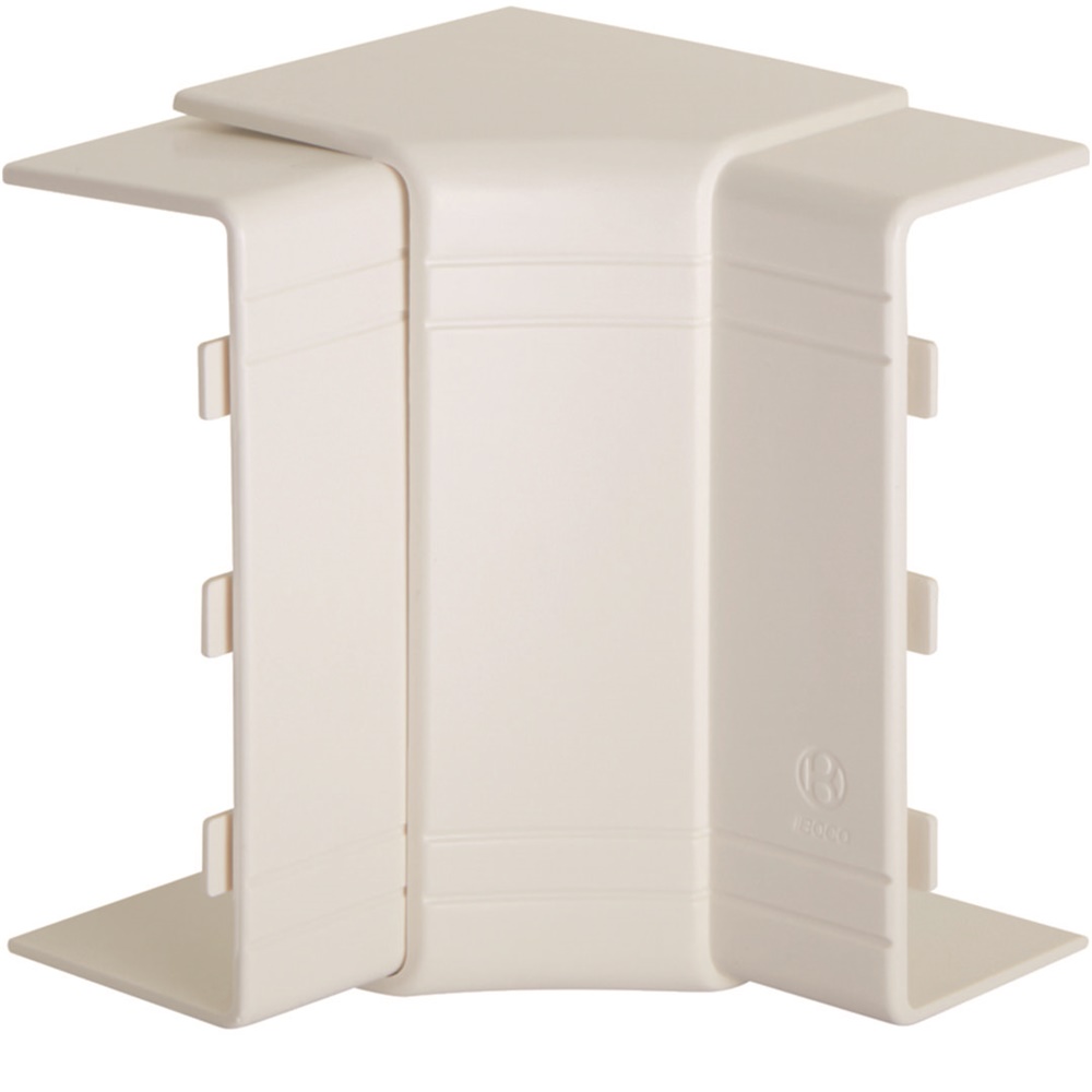Angolo interno variabile NIAV 100x40 mm bianco per canaline TA-N/TA-EN/TA-GN installazione elettrica semplice e sicura
