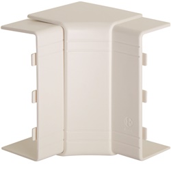 Angolo interno variabile NIAV 100x40 mm bianco per canaline TA-N/TA-EN/TA-GN installazione elettrica semplice e sicura