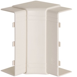 NIAV 120x40 W Angolo interno per canali linee TA-N/TA-EN/TA-GN/TUNNEL BIANCO