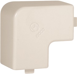 NPAN 25x30 W Angolo piano per canali linee TA-EN BIANCO