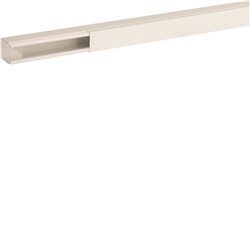 TA-EN 25x30 W Canale porta cavi a base piana BIANCO
