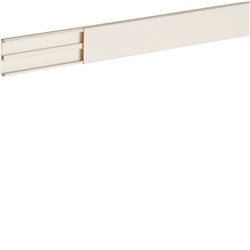 TMC 40/2x10 W Minicanale 2 scomparti con coperchio standard BIANCO