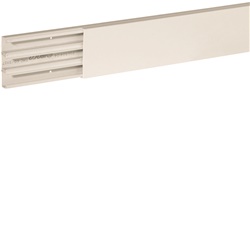 Distanziatore minicanale con base forata con fori diametro 2,5 mm interasse 125 mm bianco TMC 60/3x17