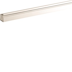Minicanale con coperchio, Bocchiotti, a cerniera. Altezza e larghezza misurano entrambi 12 x 12 mm.
