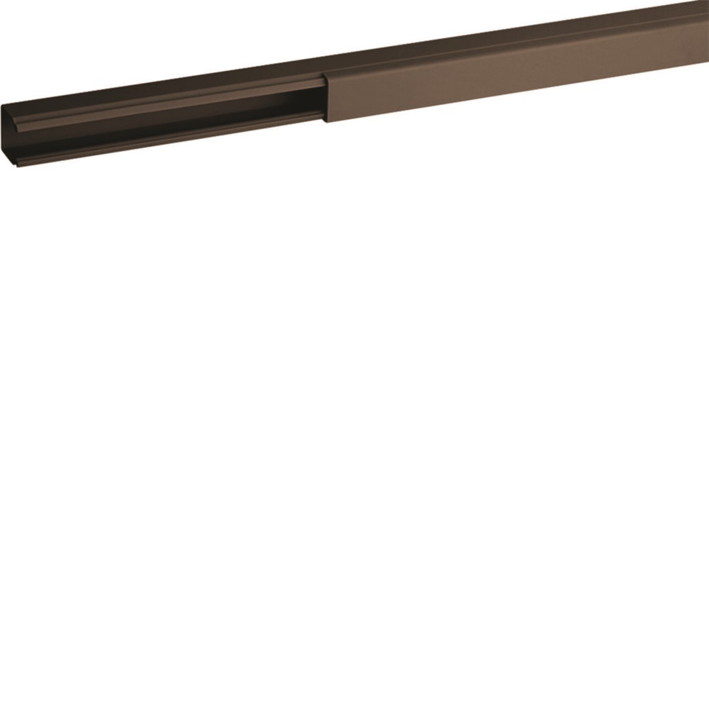 TMC 15/1x17 B Minicanale monoscomparto con coperchio standard MARRONE