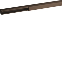 TMC 15/1x17 B Minicanale monoscomparto con coperchio standard MARRONE