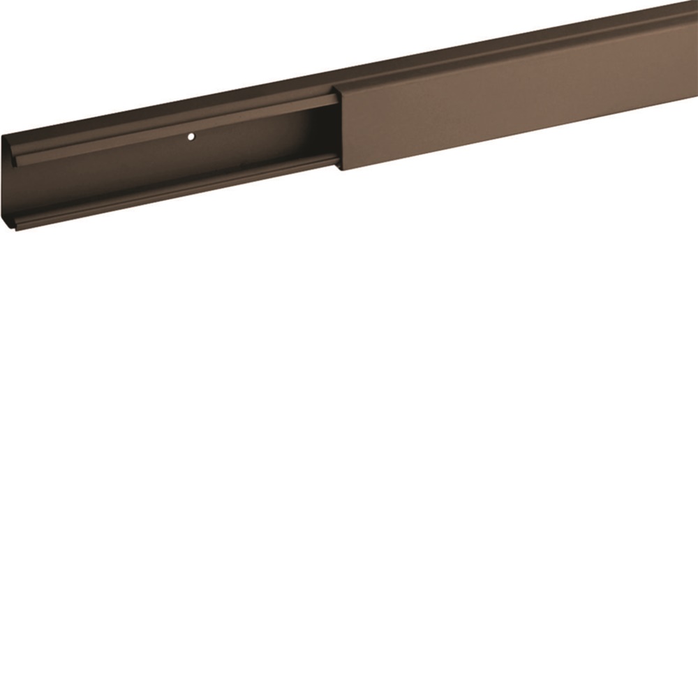 TMC 25/1x17 B Minicanale monoscomparto con coperchio standard MARRONE