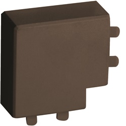 APM 22x10 B Angolo piano per minicanali TMC/TMU MARRONE
