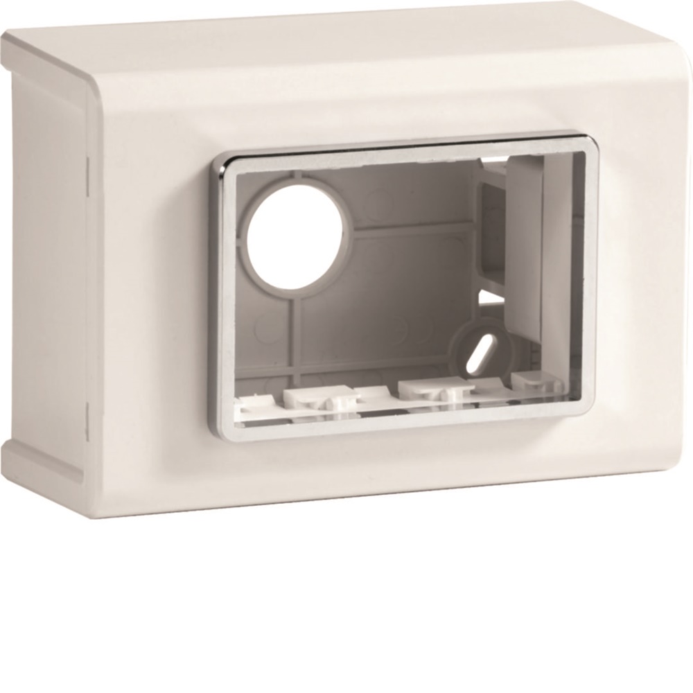 SMN 3 AP W Scatola porta apparecchi autoportante 3 moduli linee TMC/TMU BIANCO