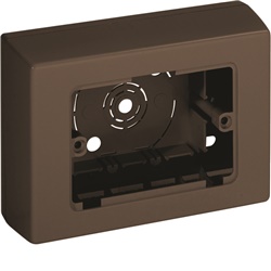 SRMN B Scatola porta apparecchi 3 moduli profondità 43mm TMC/TMU MARRONE